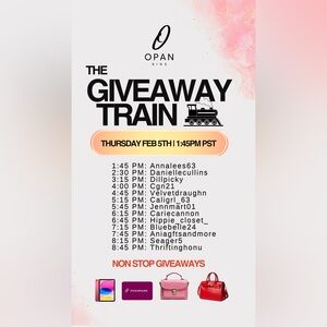 Show Title: Non Stop Givys - Opan Bins Giveaway Train